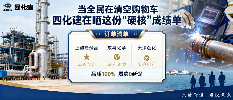 雙十一 | 當(dāng)全民在清空購物車，四化建在曬這份“硬核”成績單！